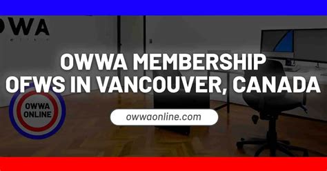 owwa membership vancouver.